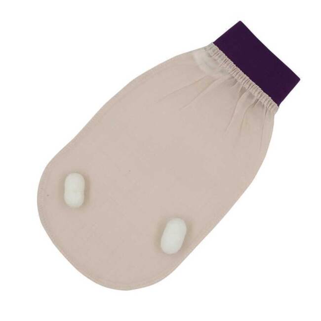 FEEL FINE TURKISH 100% RAW COCOON SILK EXFOLIATING GLOVES - 12