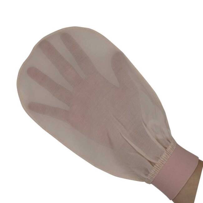 FEEL FINE TURKISH 100% RAW COCOON SILK EXFOLIATING GLOVES - 14