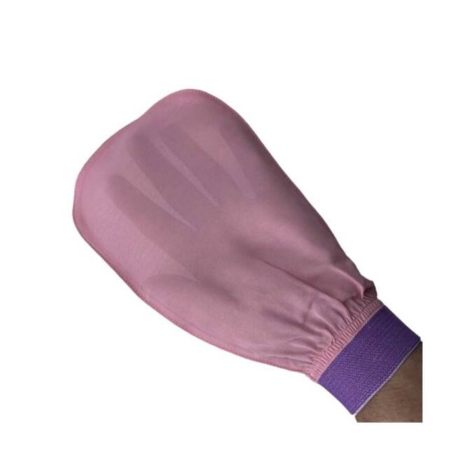 FEEL FINE TURKISH EXFOLIATING GLOVES CANDY PINK - 13