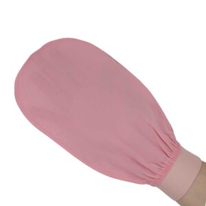 FEEL FINE TURKISH EXFOLIATING GLOVES CANDY PINK - 1