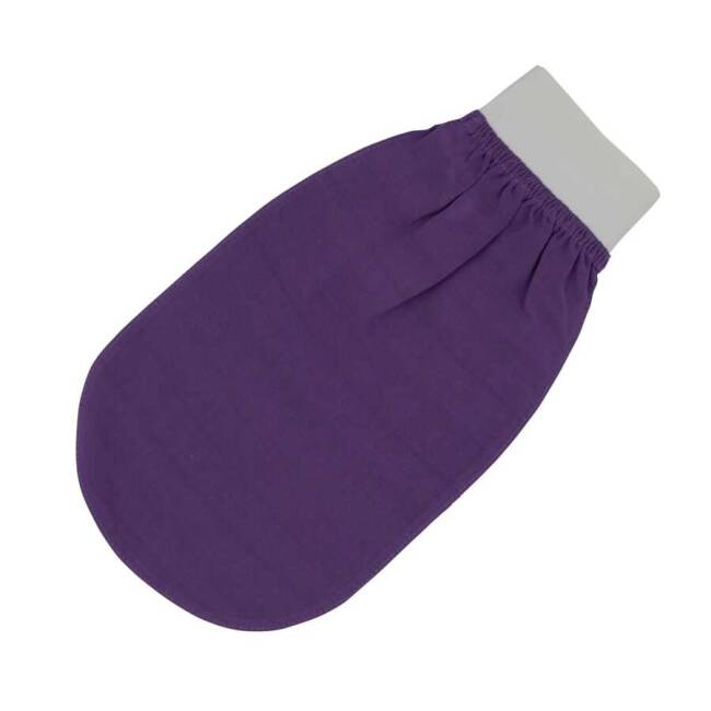 FEEL FINE TURKISH EXFOLIATING GLOVES PURPLE - 18