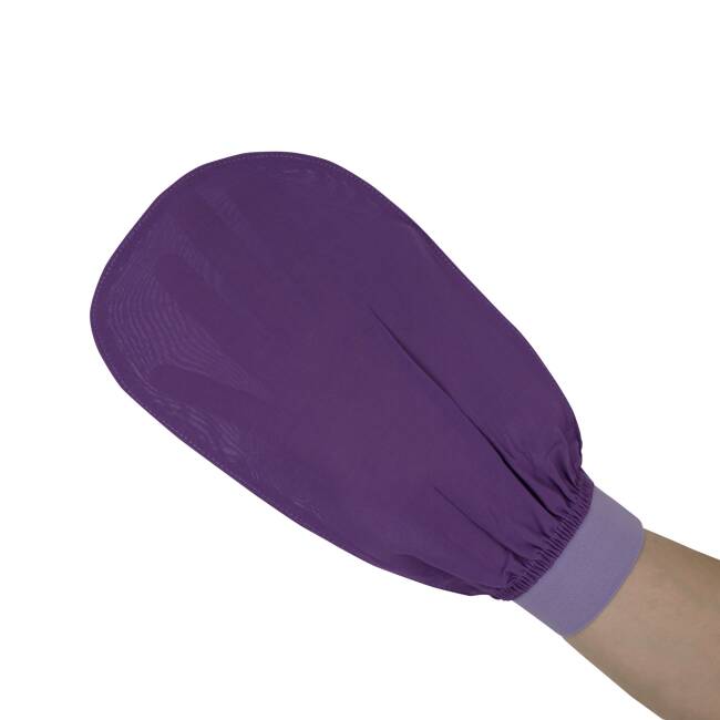 FEEL FINE TURKISH EXFOLIATING GLOVES PURPLE - 1