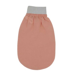 FEEL FINE TURKISH EXFOLIATING GLOVES SALMON PINK - 13