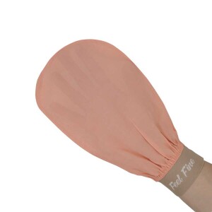 FEEL FINE TURKISH EXFOLIATING GLOVES SALMON PINK - 3