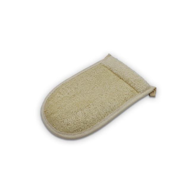 LOOFAH SPA SET BACK SCRUBBER AND BATH GLOVE - 3