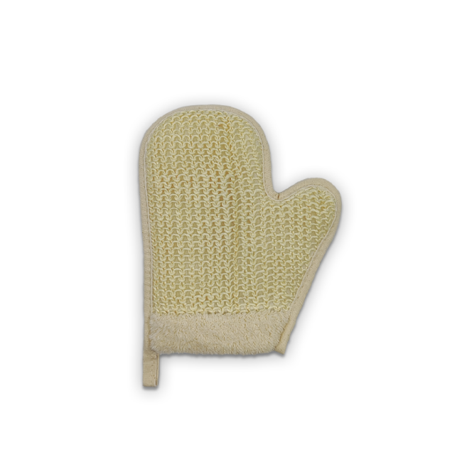 SISAL BATH GLOVE WITH THUMB SL-0045 - 1