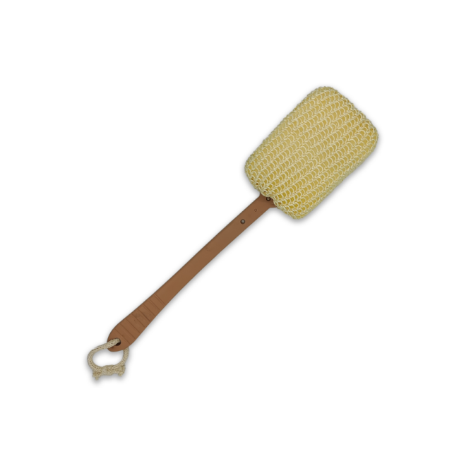 SISAL LOOFAH WITH WOODEN HANDLE SL-0021 - 1