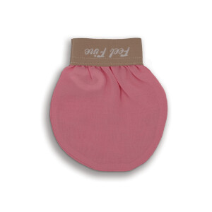 TURKISH EXFOLIATING FACE MITT CANDY PINK - 6