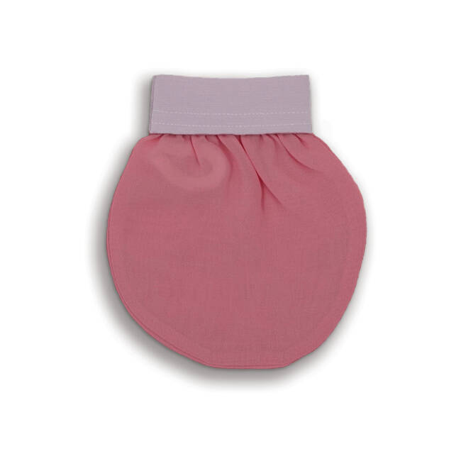 TURKISH EXFOLIATING FACE MITT CANDY PINK - 7