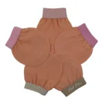 Turkish Exfoliating Face Mitt Salmon Pink | Feel Fine