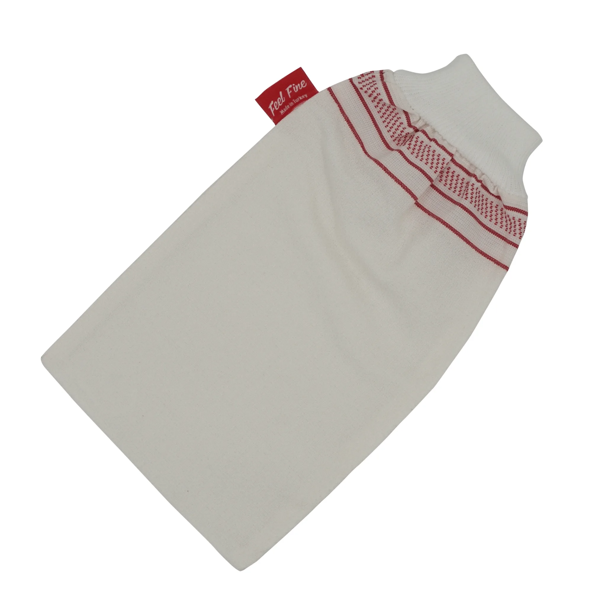 Exfoliating Bath Glove – Long, Medium Thickness, Viscose & Polyester Blend | Feel Fine - Image 3