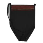 Exfoliating Bath Glove – Black, Thick Weave, Viscose & Polyester Blend | Feel Fine