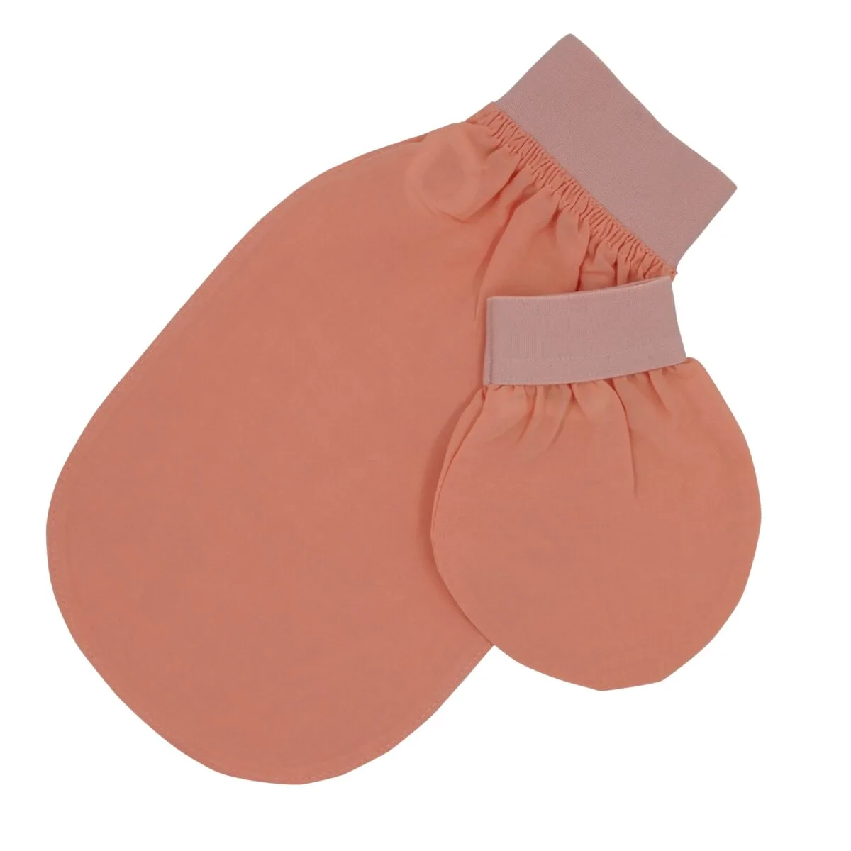 Turkish Exfoliating Face Mitt Salmon Pink | Feel Fine - Image 7