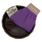 Turkish Exfoliating Gloves Purple | Feel Fine