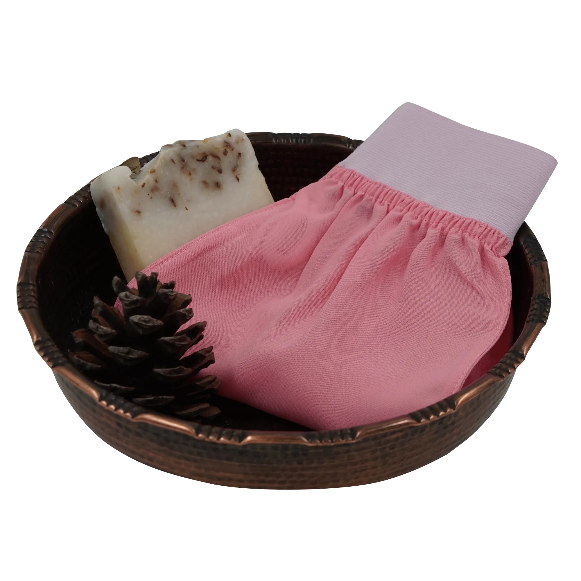 Turkish Exfoliating Gloves – Natural Plant Silk Kese (Candy Pink) | Feel Fine - Image 8