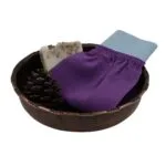 Turkish Exfoliating Gloves Purple | Feel Fine - Image 3
