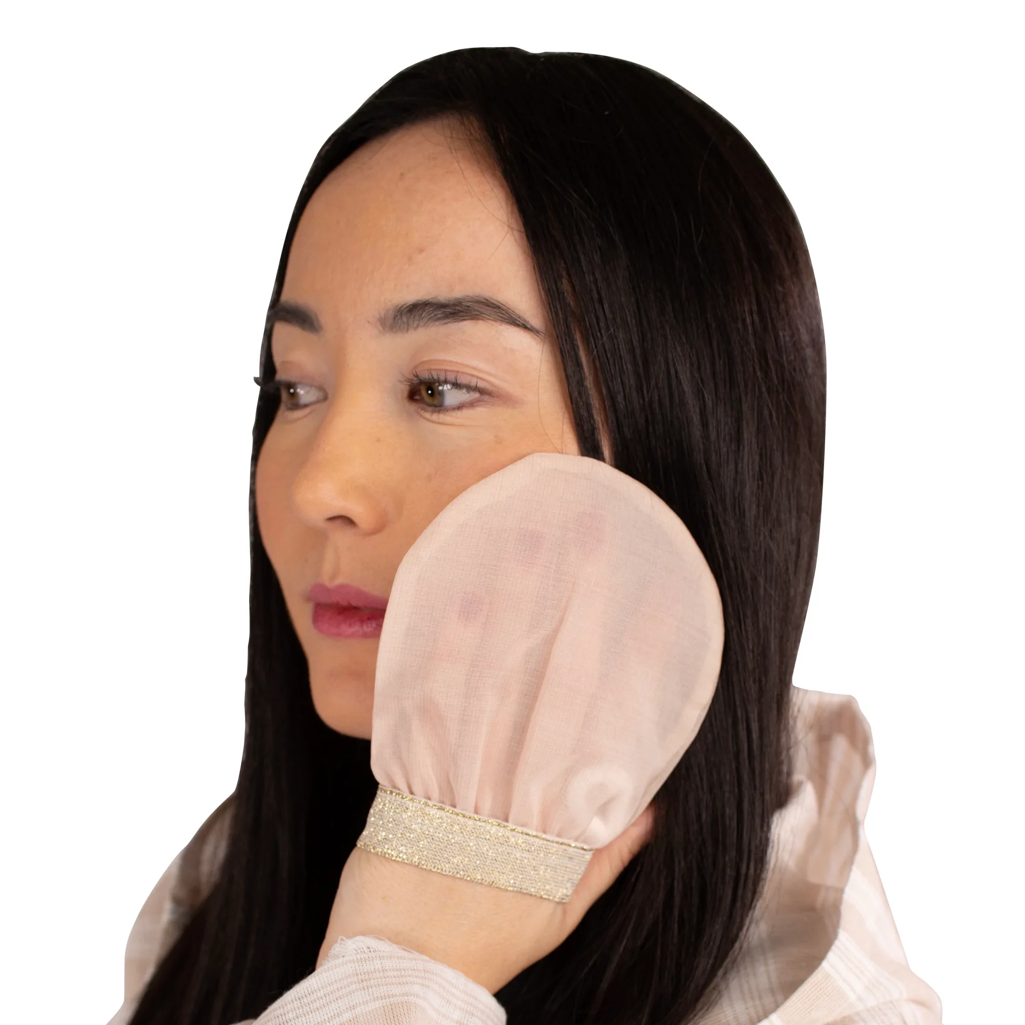 Silk Exfoliating Face Glove – 100% Raw Turkish Cocoon (For Face Only) | Feel Fine - Image 7
