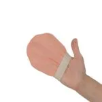 Turkish Exfoliating Face Mitt Salmon Pink | Feel Fine - Image 2
