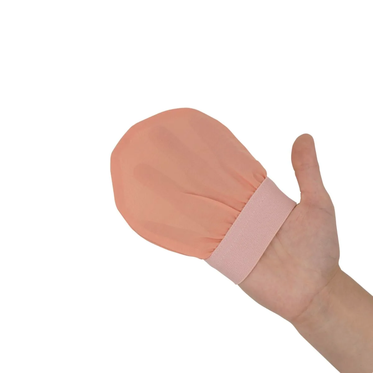 Turkish Exfoliating Face Mitt Salmon Pink | Feel Fine - Image 6