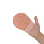 Turkish Exfoliating Face Mitt Salmon Pink | Feel Fine - Image 6