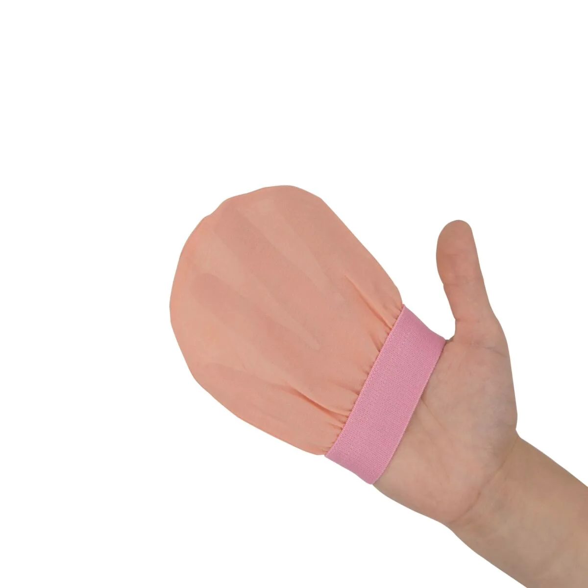 Turkish Exfoliating Face Mitt Salmon Pink | Feel Fine - Image 8