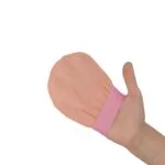 Turkish Exfoliating Face Mitt Salmon Pink | Feel Fine - Image 8