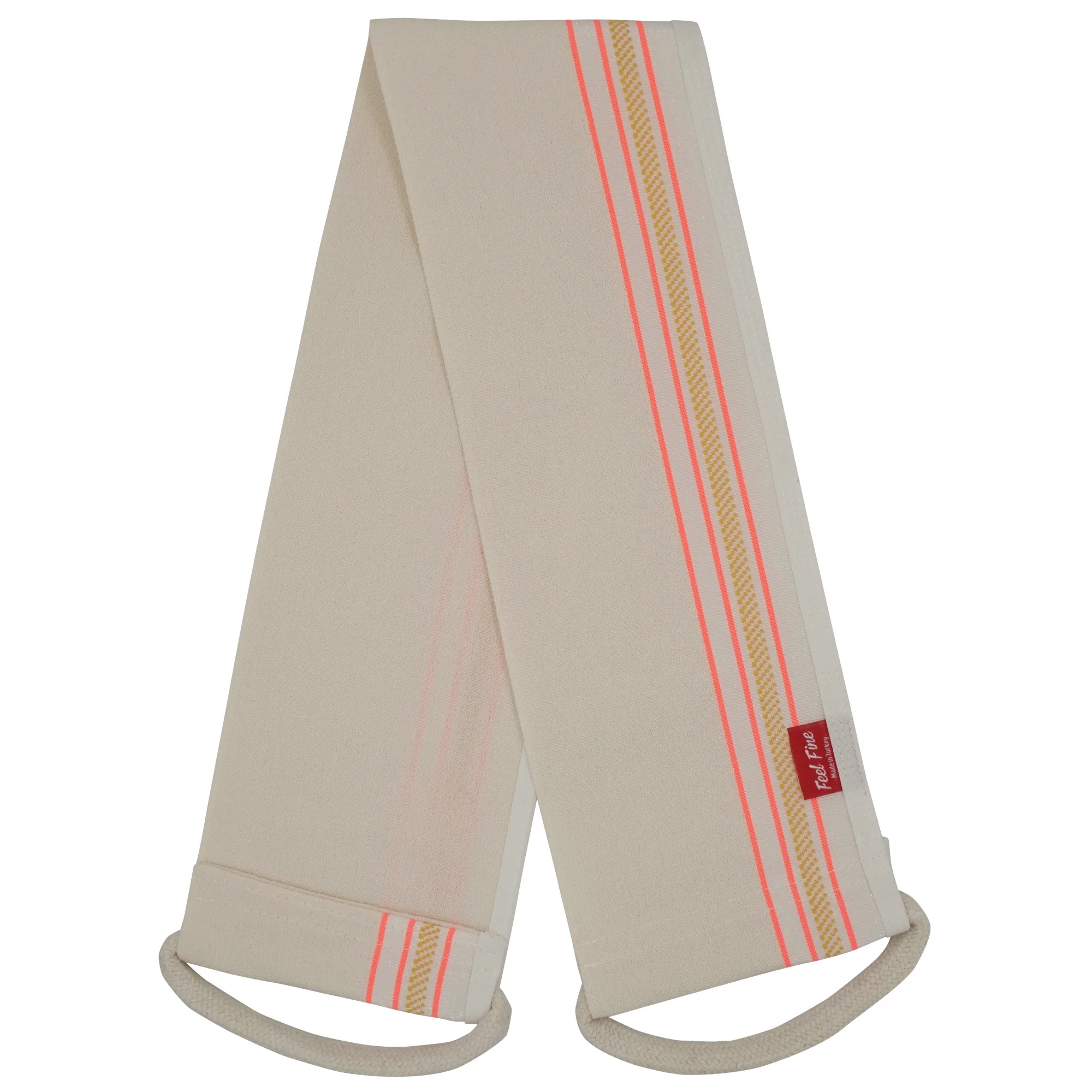 Back Scrub Exfoliating Mitt – 100% Viscose (Natural) | Feel Fine - Image 2