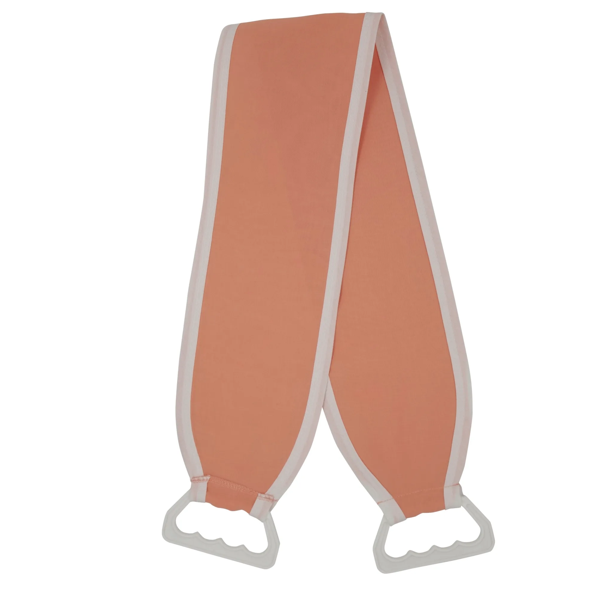 Silk Back Scrubber – Plant-Based Silk (Salmon Pink) | Feel Fine - Image 2