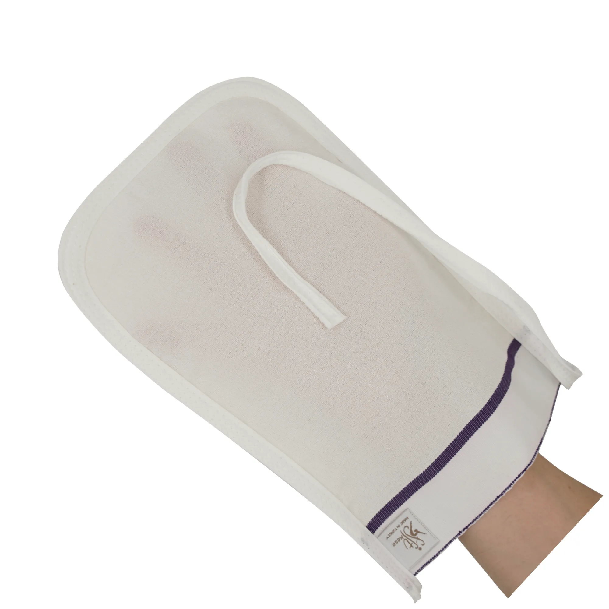 Exfoliating Bath Glove – 100% Viscose, Cross-Stitch Triple-Layer Weave | Feel Fine - Image 6