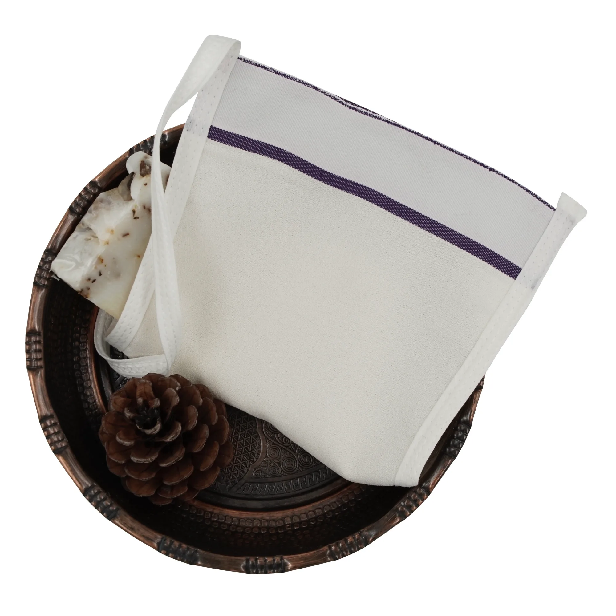 Exfoliating Bath Glove – 100% Viscose, Cross-Stitch Triple-Layer Weave | Feel Fine - Image 7