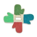 Poly Cotton Bath Glove With Thumb PCL-6047