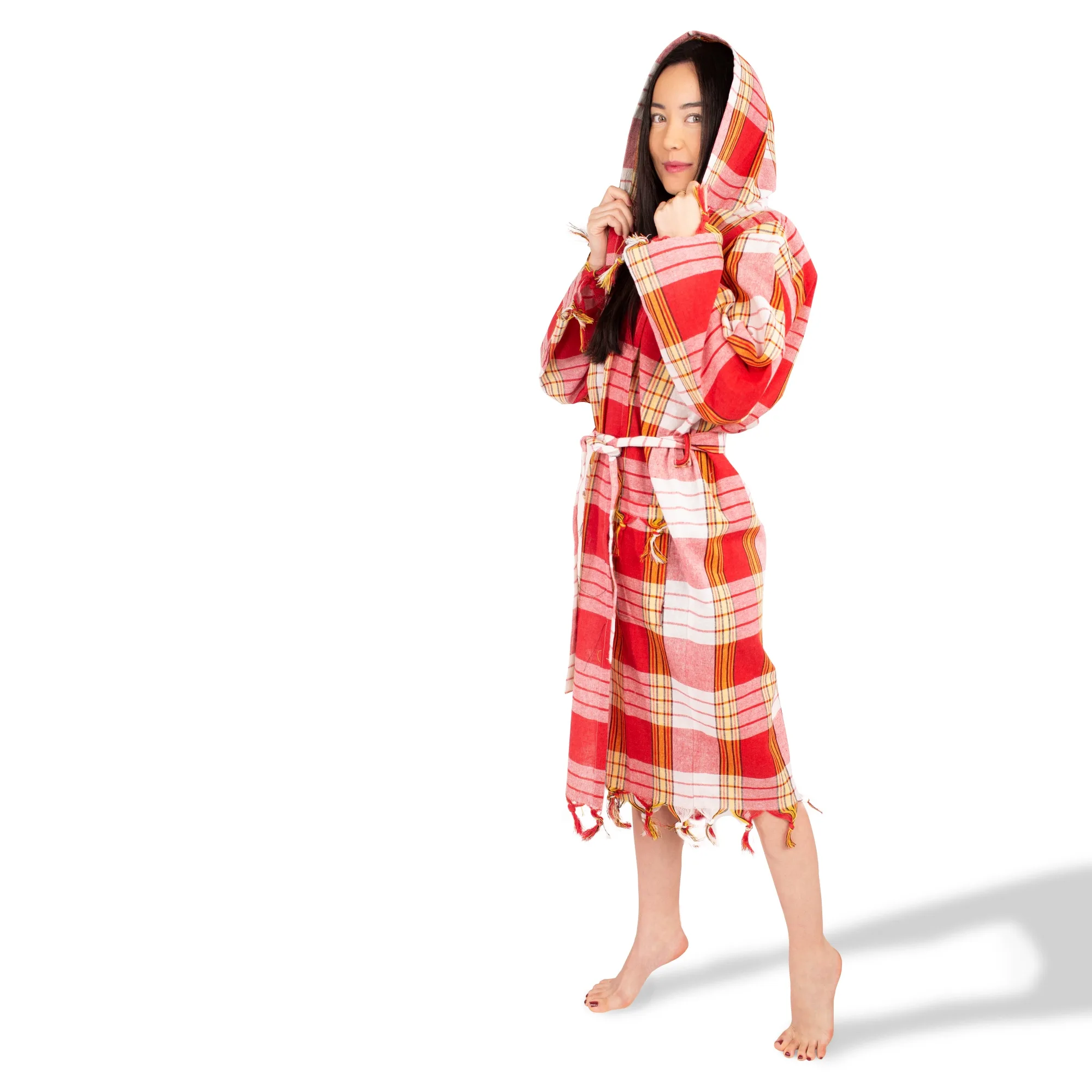 Peshtemal Bathrobe – Lightweight Quick-Dry Turkish Towel Robe (Unisex) | Feel Fine - Image 1